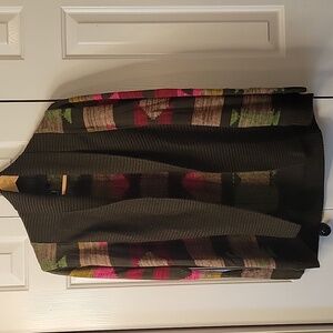 ONEILL Stylish Green and Brown Knit Sweater-2